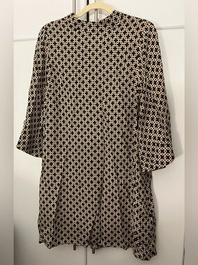Richard Allen x H&M black chain patterned mini dress NWT